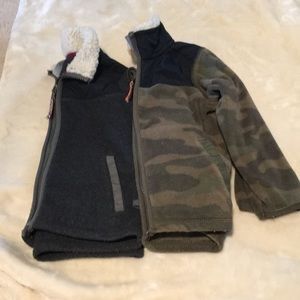 Two warm fleece sweaters